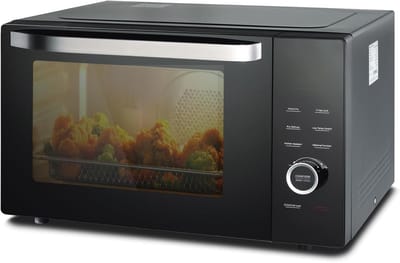 34 Liter 8-in-1 Magnetron met Grill en Hete Luchtfunctie - Multifunctionele Combimagnetron voor Gezond Koken en Snel Koken