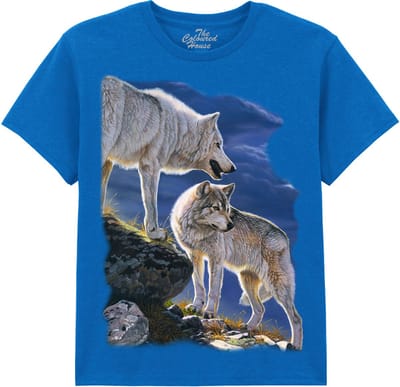 KIDS Tundra Wolf The Coloured House KIDS T-shirt XL