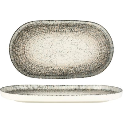 Rinart Serveerschaal - Olmeca - Porselein - 31x18 cm - set van 2