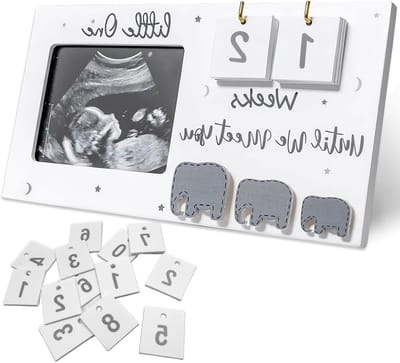 Houten Fotolijsten voor Baby Scans, Ultrasound Beelden en Zwangerschapsherinneringen - Perfecte Kraamcadeaus en Maternity Geschenken voor Verwachte Moeders