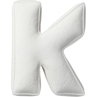 Kussen letter k Yellow Tipi Boucle