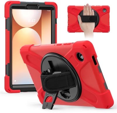Coverup Tablethoes geschikt voor Samsung Galaxy Tab A11 (8,7") Hoesje - Heavy Duty Case - Rood