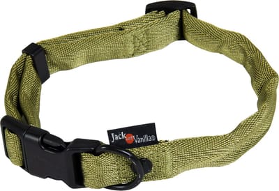 Jack And Vanilla - Halsbanden - Comfort Tube Nylon Halsband - Groen - S Hocco6030 - 179429