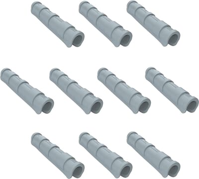 Allecta - Set van 10 slangklemmen 1/2'' 20mm voor broeikas - Bevestigingsclips voor zeil/tuinbroeikasfolie - Lengte 150mm - Kunststof - Tuinbenodigdheden - Kas accessoires - Plantbescherming