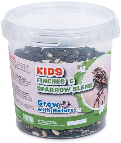 CJ Wildlife Kids - Vinken en Mussen Mix 400gr - tuinvogelvoer - Educatief - Speciaal voor kinderen