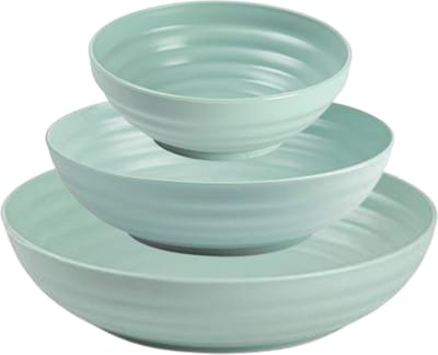 Plasticforte Kommetjes/schaaltjes - 12x stuks - dessert/ontbijt/soep - kunststof - Mintgroen