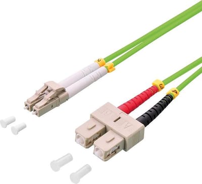 LogiLink FP5LS15 InfiniBand en Glasvezelkabel 15 m LC SC Groen