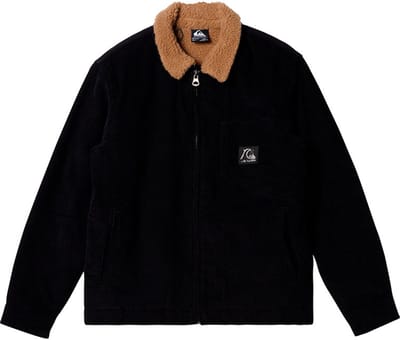Quiksilver Dna Sherpa Harrington Jas Zwart 8 Years Jongen
