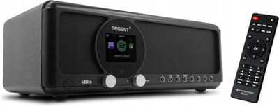 Ferguson Internet radio i351s+ zwart met BT Zender | Basreflex | Spotify Connect FM-| DAB+ |Tweerichtings BT | USB