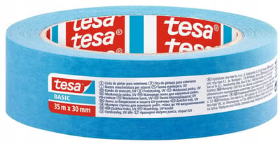 Tesa UV Basic Blauwe SchilderTape 30mm x 35m - Buiten & Binnen