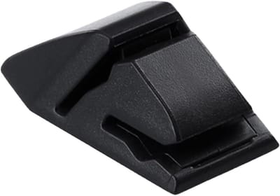 Parkeerkaarthouder - Parkeerkaart Clip - Auto Organisatie - Flexibele Kaartsleuf - 3.4 x 4.4 cm - Zwart
