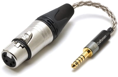 4.4mm Gebalanceerde Hoofdtelefoon Adapter Kabel met 2.5mm en 4 Pin XLR
