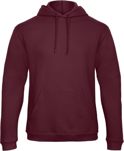 Senvi Fleece Crew Hoodie - Kleur: Bordeaux – Maat XS