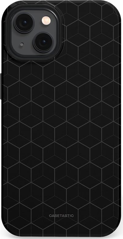Casetastic Hoesje Geschikt voor Apple iPhone 13 Magsafe - Stijlvolle Beschermende Duo-layer Case - Hexago