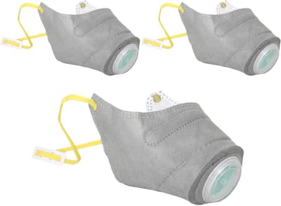 Honden Ademhalingsmasker - Hond Gezichtsmasker - Buitenactiviteiten Bescherming - Maximale Luchtstroom - 3 Stuks Set - Multicolor