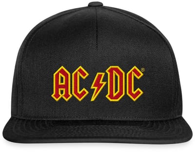 AC/DC Borst Logo In Rood En Geel Snapback cap