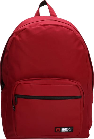 Enrico Benetti Amsterdam Rugzak - 21 liter, 15" laptopvak - 54669 - Rood