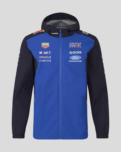 Red Bull Racing Teamline Regenjas 2026 Maat S - Max Verstappen - Isack Hadjar