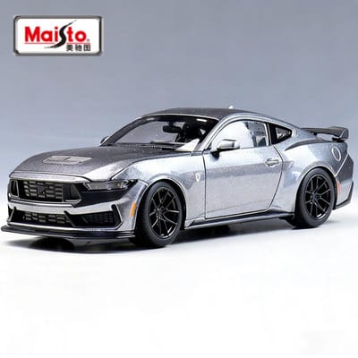 1:24 Mustang Dark Horse Legering Track Raceauto Model Diecast Metaal Super Sportvoertuigen Auto Model Simulatie Kinder Speelgoed Cadeau
