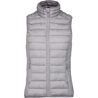 Lightweight Dames bodywarmer merk Kariban Marl Silver - XS