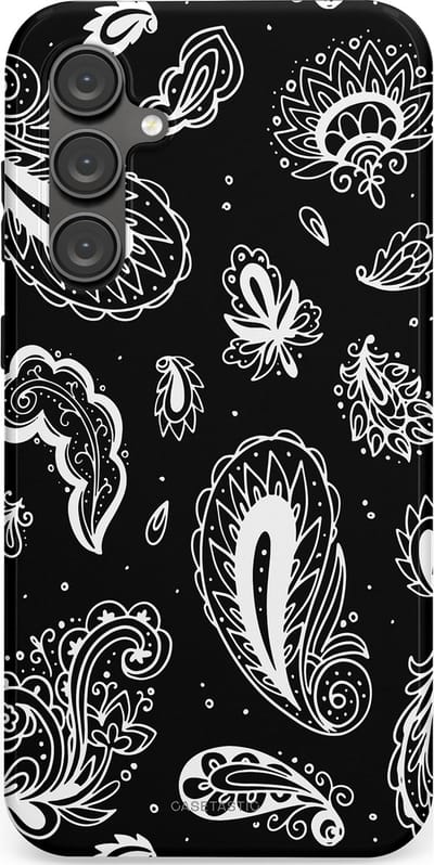 Casetastic Hoesje Geschikt voor Samsung S23 FE - Stijlvolle Beschermende Duo-layer Case - Paisley pracht
