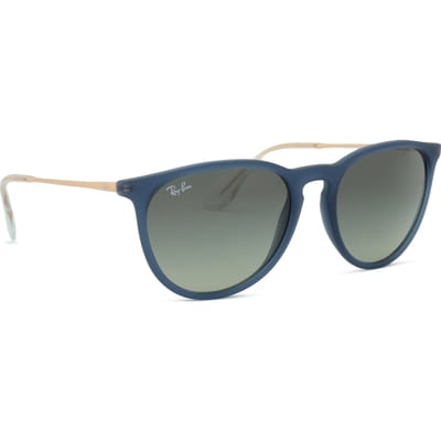 Ray-Ban RB4171 Erika 681311 gepolijst rubber blauw gradiÃ«nt grijs zonnebril