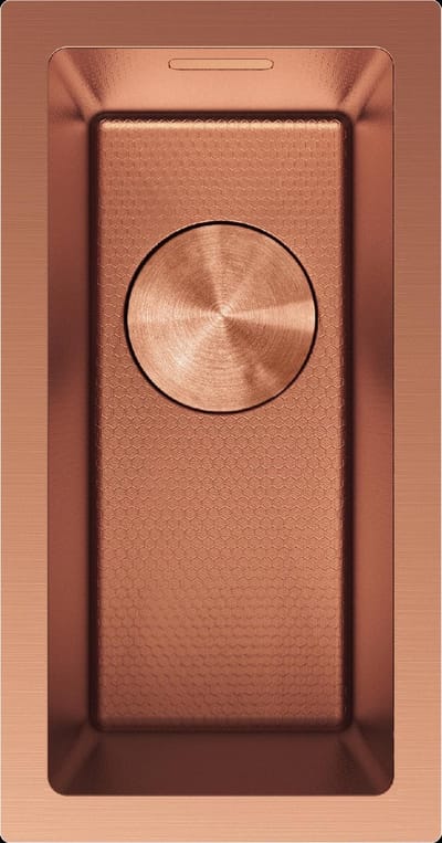 Mexen Trixo roestvrijstalen spoelbak met 1 compartiment 230 x 440 , koper HC - 6411221000-65HC