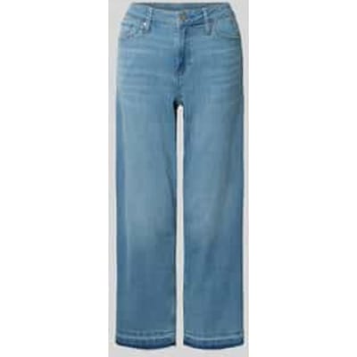 straight fit jeans van katoenmix model 'KAROLIN'
