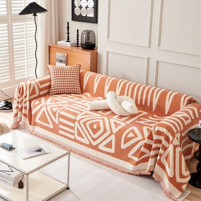 Bohemia Sofa Deken Chenille Stof Sofa Hoezen Vier Seizoenen Universeel Kwastje Plaid Dekens Anti-kat Krab Handdoek Beschermer 150x180cm L