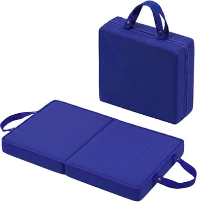 Kniekussen tuin - opvouwbaar - donkerblauw