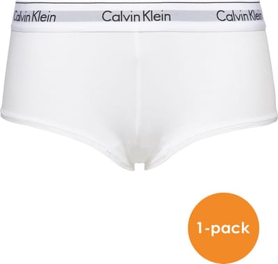 Calvin Klein dames Modern Cotton hipster slip - boyshort - wit
