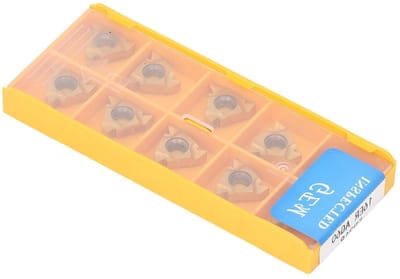 Wisselplaten - Metaalbewerking Inzetstukken - Staal Verwerken - Hoge Temperatuurbestendig - 10 Stuks - Metaal