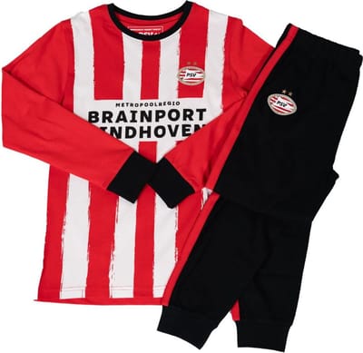 PSV Pyjama Rood Wit Maat 92 - PSV Slaapkamer - PSV Eindhoven