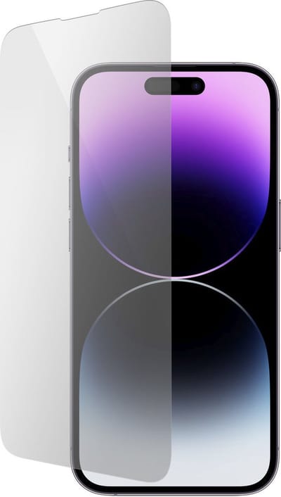 Mobiparts Screenprotector geschikt voor Apple iPhone 14 Pro - Gehard Glas - Anti-bacterieel -