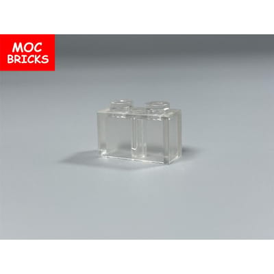 50 stuks / partij MIJN EIGEN CREATIE Blokken Steen 1x2 Transparant 3004 3065 35743 Stadshuis Miniatuur Leer Bouwstenen Speelgoed Kinderen Cadeaus