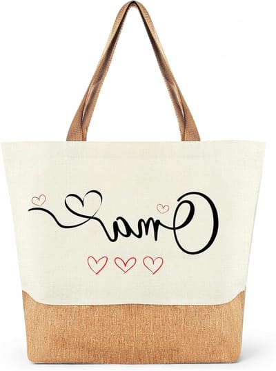 Grote boodschappentas als cadeau voor oma, perfect voor verjaardag en Moederdag, duurzaam en praktisch
