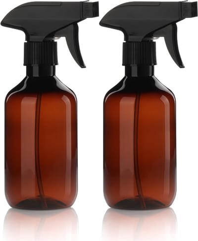 Herbruikbare Spuitflessen 300ml - 2 Stuks met Verstelbare Spraykop voor Planten, Haarverzorging en Schoonmaken