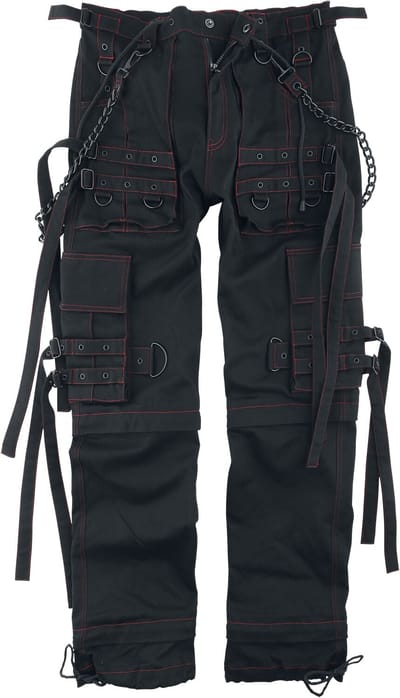 Gothicana by EMP - Gothic Cargobroek - Samsaveel - W30L34 tot W44L34 - voor Mannen - zwart