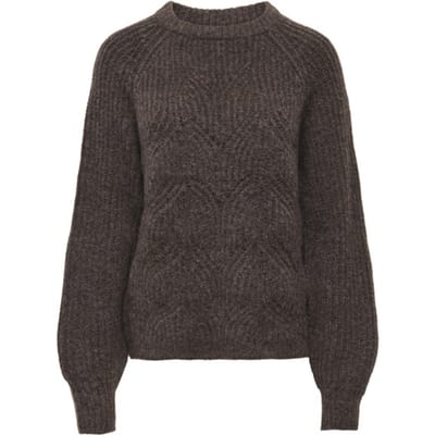 ONLY - ONLGILA LIFE LS STRUCTURE O-NECK BF KNT - Dames - Gebreide truien
