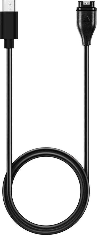 DrPhone UCE9 USB C Kabel - Oplaadkabel - Datakabel - Geschikt voor o.a Garmin Fenix 8/7/7S /7X /6X/6/6S/5/5S/5X / Instinct 2/2S / Garmin Venu 3 / Vivosmart 5/ Vivoactive 5 / Vivosport / Vivomove 3 / Forerunner 965 /935/ 945 45 45S 245 – Zwart