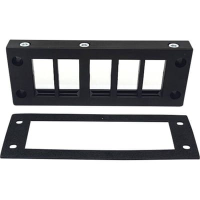 TRU COMPONENTS DVK 24/10 Kabelinvoeringsplaat Klem-Ø (max.) 16 mm Polyamide Zwart 1 stuk(s)
