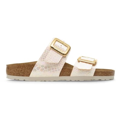 Vrouwelijke sandalen met een synthetische gesp Birkenstock Sydney Birko-Flor