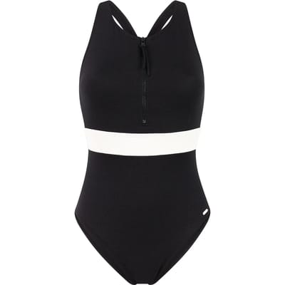 Protest PRTFloat - Badpak Dames - Normale pasvorm - Uitneembare vulling - Medium dekking - Zwart