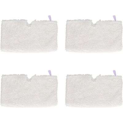 4 Stuks Microvezel Mopdoeken Vervanging Stoommopdoeken voor Shark S3901 S3500 S3501 white