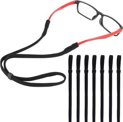 Verstelbare Brilbanden voor Dames en Heren - Universele Zonnebril Straps, Bril Nekbanden en Sportcordhouders - 8 Stuks
