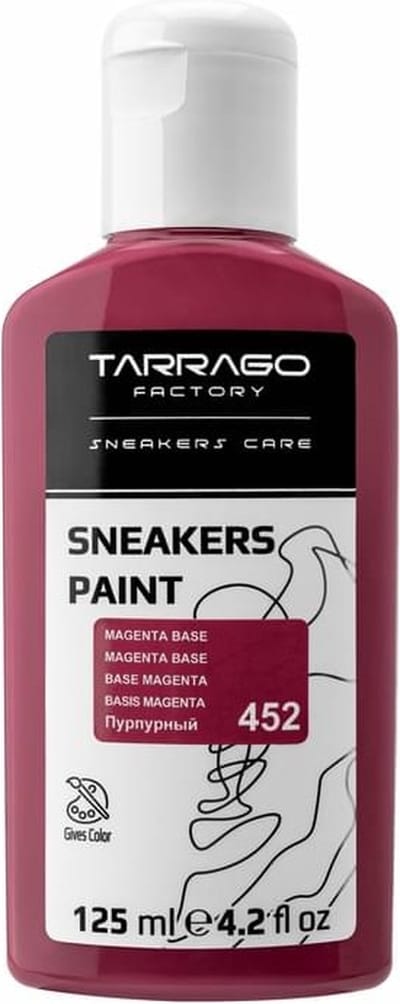Tarrago sneakers paint - 452 - magenta base - 125ml