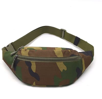 Heuptas - Camouflage Groen | Oxford / Polyester | Stevig / Luxe | 25 x 13 x 7 cm | Fashion Favorite