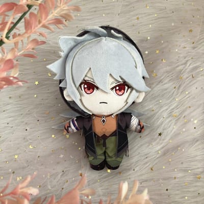 Genshin Impact Razor Pluche Poppen Speelgoed Spel Cosplay Schattig Zacht Gevuld Kussen Kinderen Verjaardagscadeau 20Cm 20cm