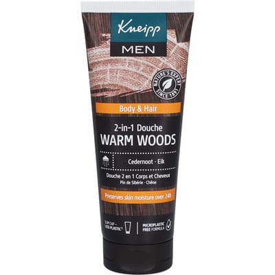 Kneipp 2-in-1 Men Douchegel & Shampoo Warmwoods 75