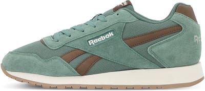 Reebok Unisex Glide Sneaker, Hardloopschoen, Memory-Foam, 100246071, Fieldgreen/Simple Brown